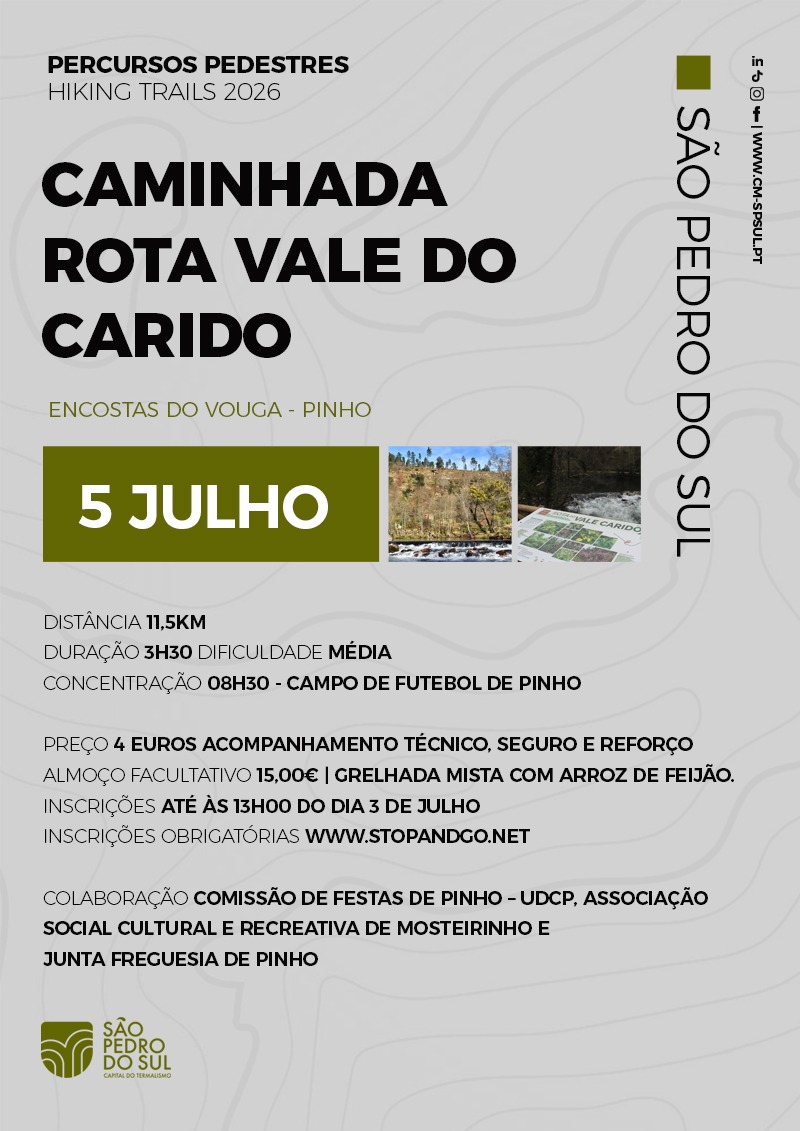 CAMINHADA ROTA VALE DO CARRIDO 2026 image